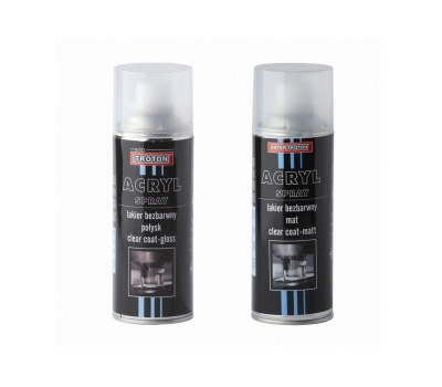 adds  ACRYLIC SPRAY Лак беcцветный 1 K МАТ  (400  мл) 300005549
