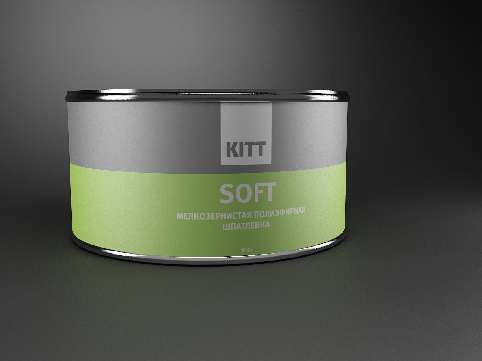 1.20.1000 KITT SOFT (1000 гр) Полиэфирная шпатлевка 