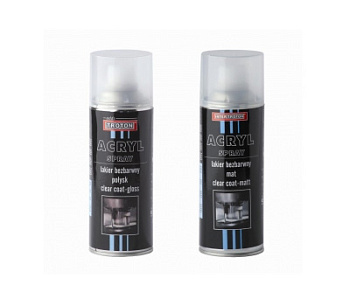 adds  ACRYLIC SPRAY Лак беcцветный 1 K БЛЕСК  (400  мл) (300002310) 12 шт./уп.