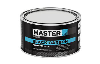 MASTER BLACK CARBON  Шпатлёвка армированная углеволокном (500 мл)  0,9 кг (1736) 6 шт./уп.