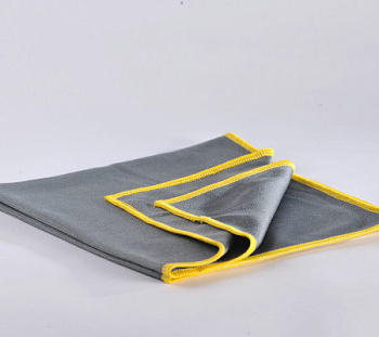Brayt Салфетка полировальная 40 x 40 cm (dark grey + YELLOW) 300G (для стекол) (300007651) 1 шт./уп.