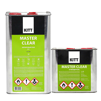 3.50.7500 KITT MASTER CLEAR - 2К Прозрачный лак, (5000+2500мл) компл