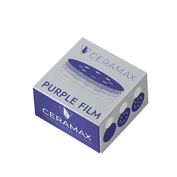 Круг шлифовальный 125 мм CERAMAX PURPLE FILM 8 отверстий, P1200, 1 шт. (уп. 50 шт.)