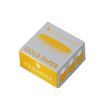 Круг абразивный 125 мм CERAMAX GOLD 8 отверстий, P320, 1 шт. (уп. 50 шт.)