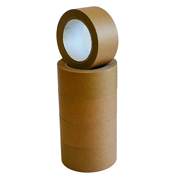 T601-5040  TRON Маскировочная лента 50мм*40м (до 80°C) brown