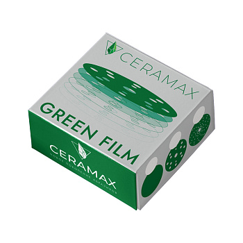 Круги шлифовальные 150 мм CERAMAX GREEN FILM 15 отверстий, P150, 1 шт. (уп. 50 шт)