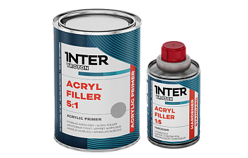 IT AKRYL FILLER 2К Грунт-наполнитель HS 5:1 (0,8 л. + 0,16 л.) графитовый (1577) 6 шт./уп.