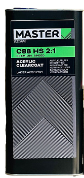MASTER PREMIUM SPEED C88  Быстрый акриловый лак  HS 2:1  5 л. (11320)  NEW !!! 4 шт./уп.