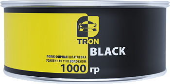 Т150-1000 TRON Шпатлевка с углеволокном BLACK 1000g